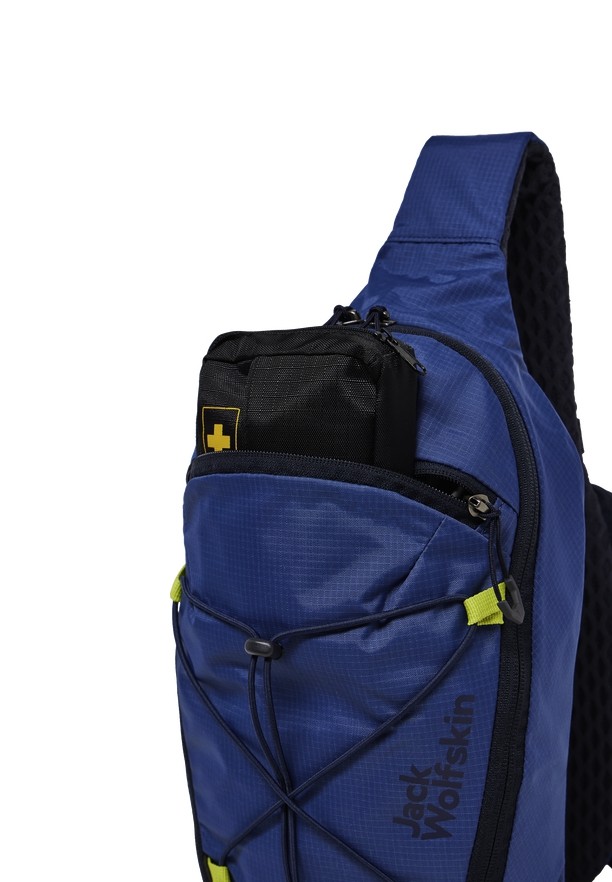 Navy Jack Wolfskin Cyrox Sling Men Shoulder Bags | 51523521