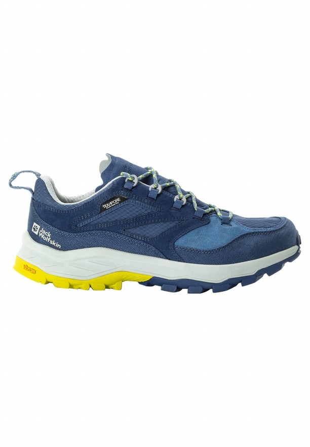 Navy Jack Wolfskin Cyrox Texapore Low Men Hiking Shoes | 99765388