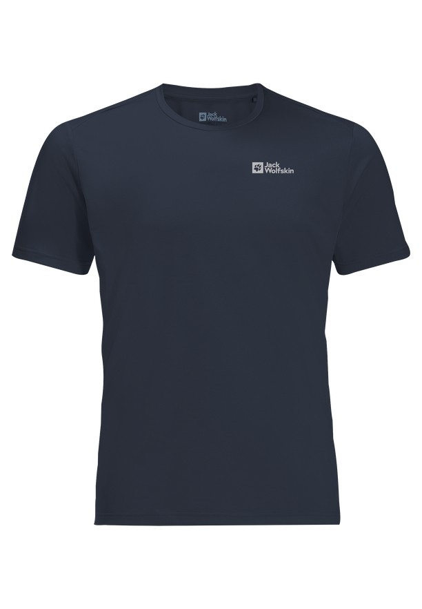Navy Jack Wolfskin Delgami S/s Men T Shirts | 34709783