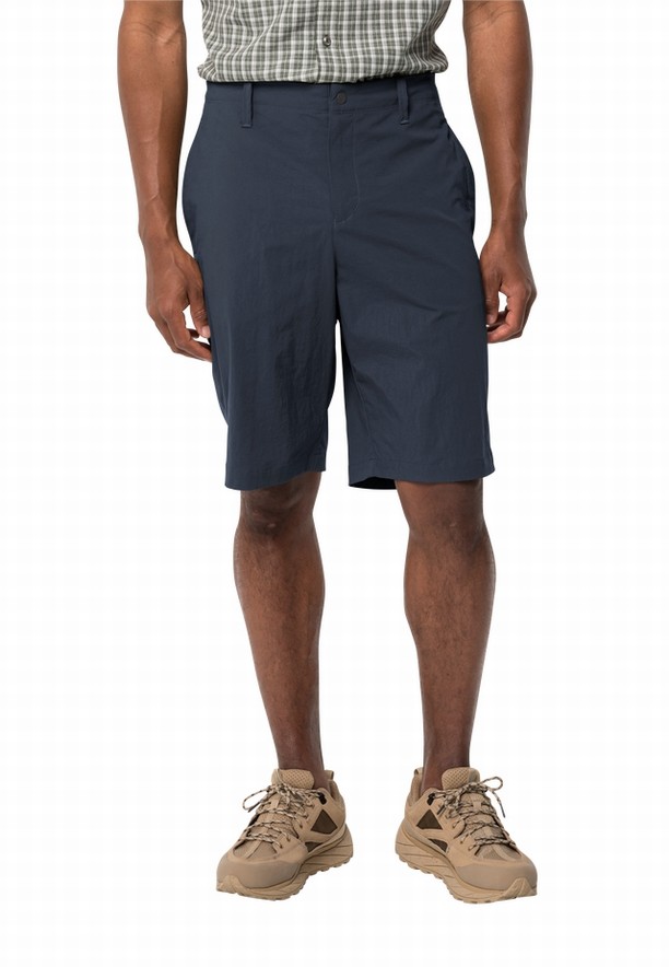 Navy Jack Wolfskin Desert Men Shorts | 66390314