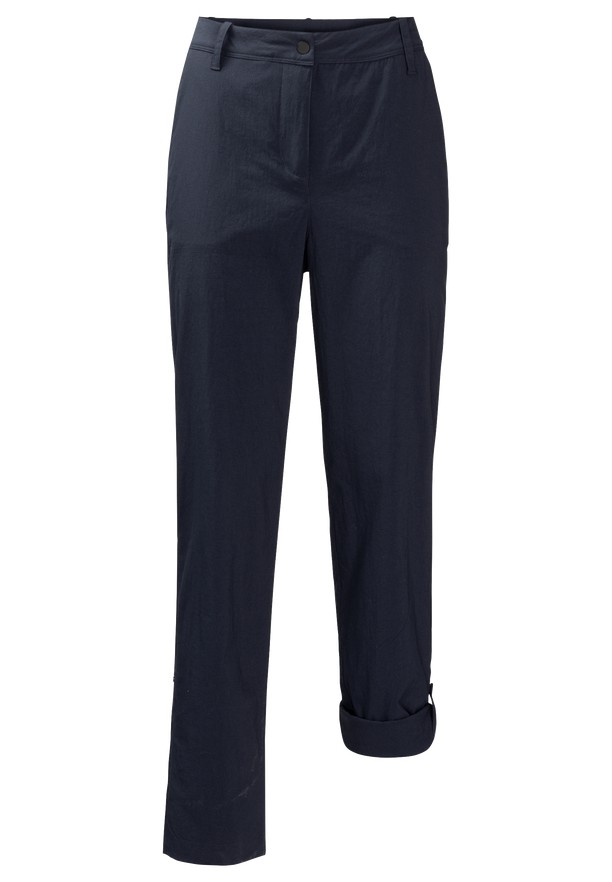 Navy Jack Wolfskin Desert Roll Up Women Pants | 68874207