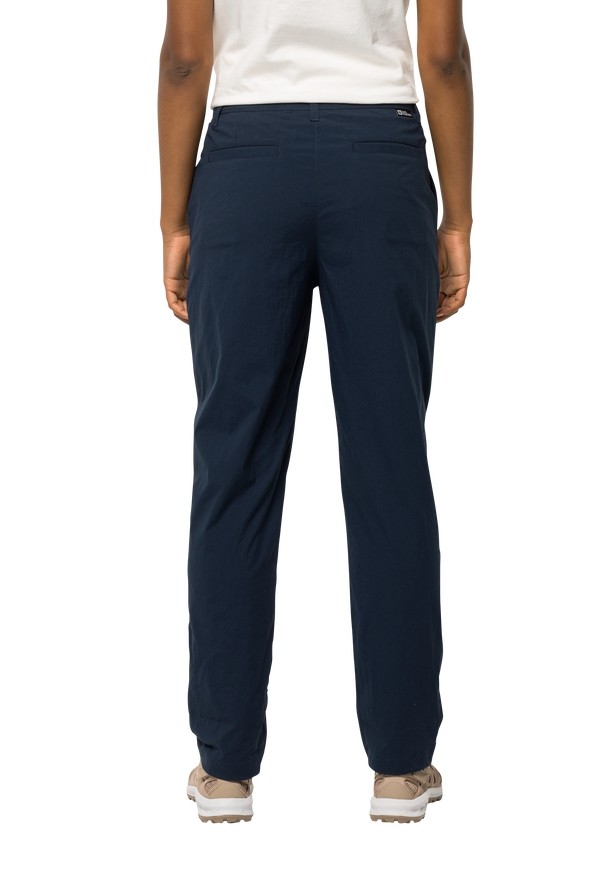 Navy Jack Wolfskin Desert Roll Up Women Pants | 68874207