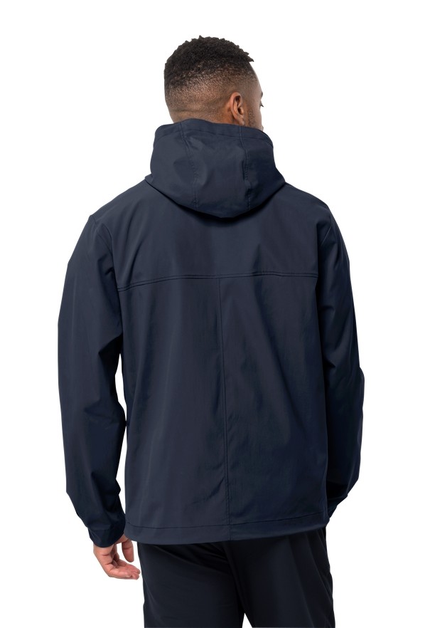 Navy Jack Wolfskin Desert Wind Men Jackets | 93098824