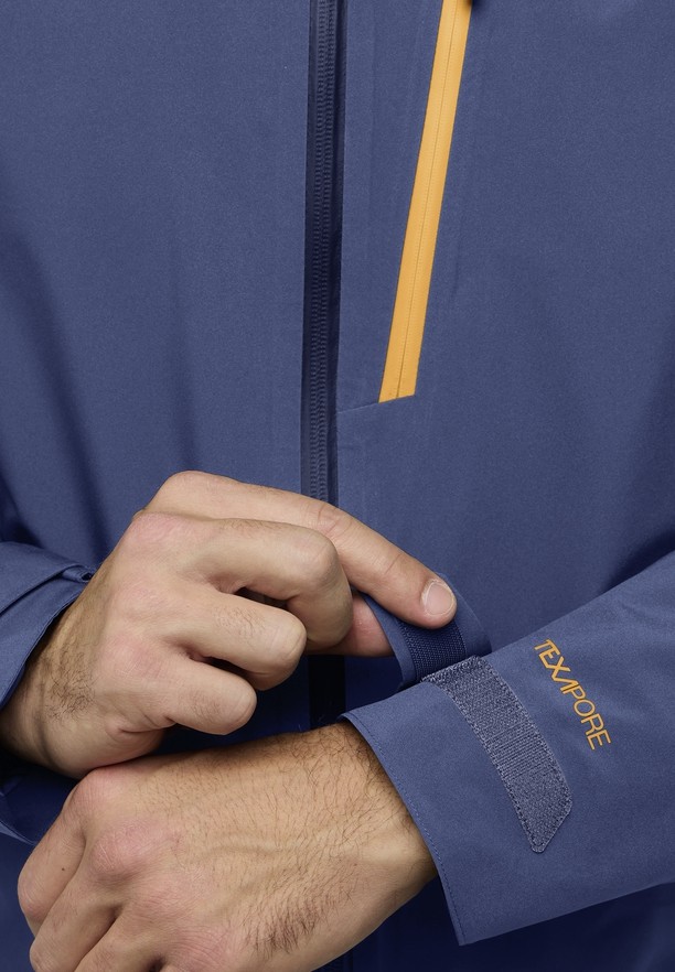 Navy Jack Wolfskin Eagle Peak 2l Men Rain Jackets | 91745323