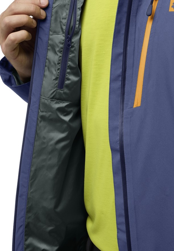 Navy Jack Wolfskin Eagle Peak 2l Men Rain Jackets | 91745323