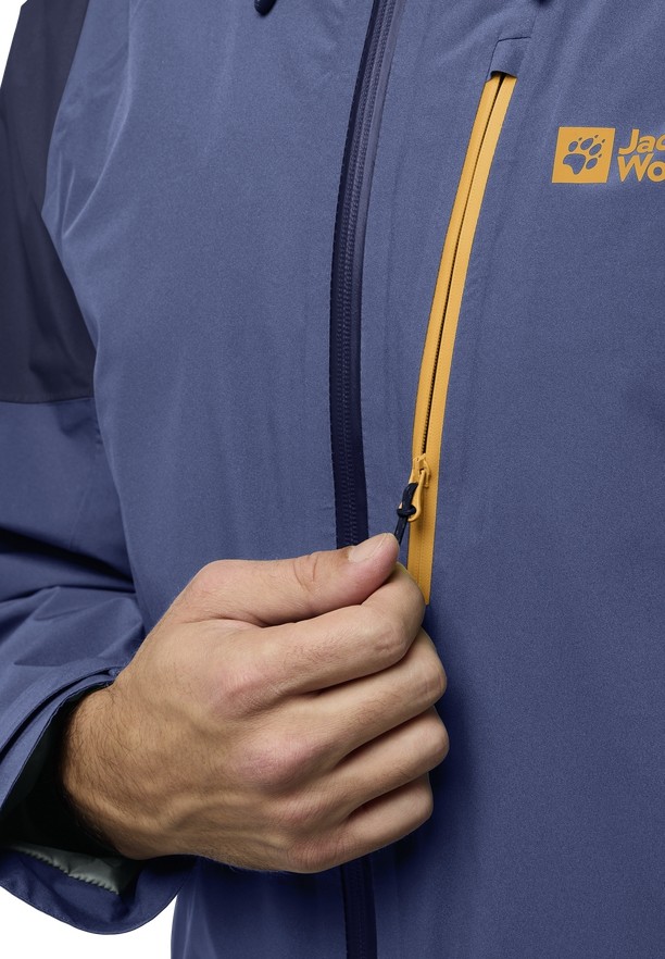 Navy Jack Wolfskin Eagle Peak 2l Men Rain Jackets | 91745323