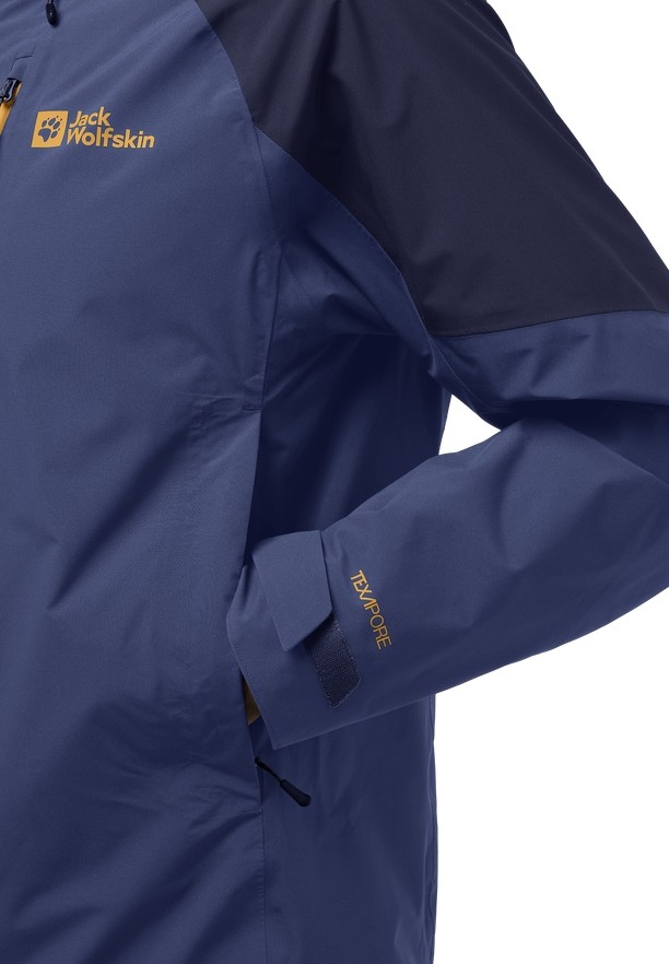 Navy Jack Wolfskin Eagle Peak 2l Men Rain Jackets | 91745323