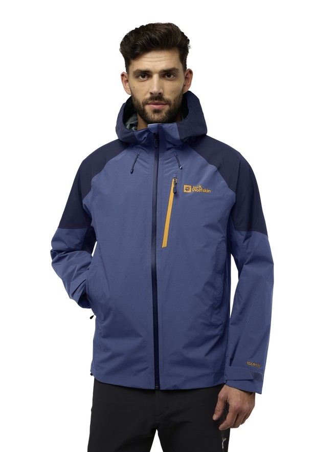 Navy Jack Wolfskin Eagle Peak 2l Men Rain Jackets | 91745323