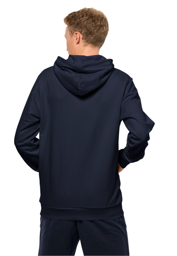 Navy Jack Wolfskin Essential Men Hoodie | 98294392