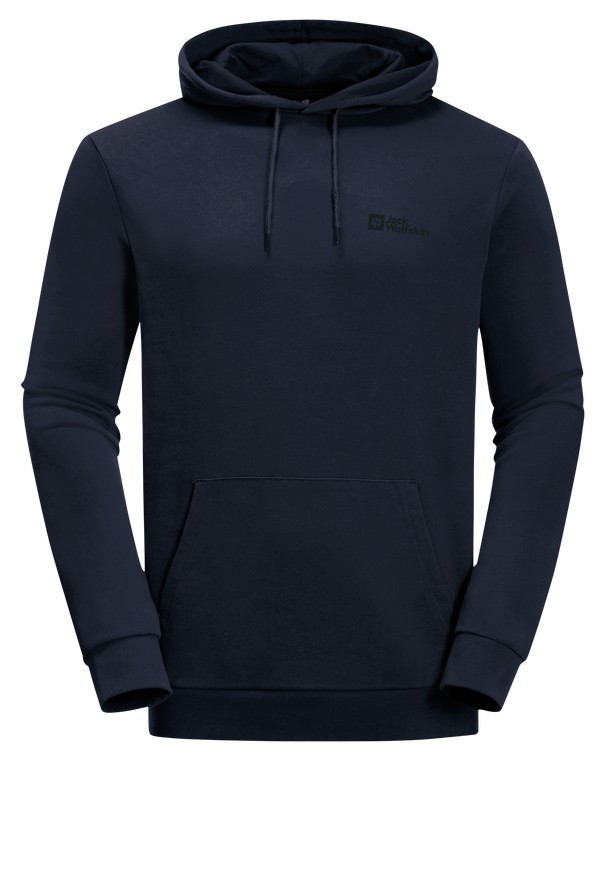 Navy Jack Wolfskin Essential Men Hoodie | 98294392