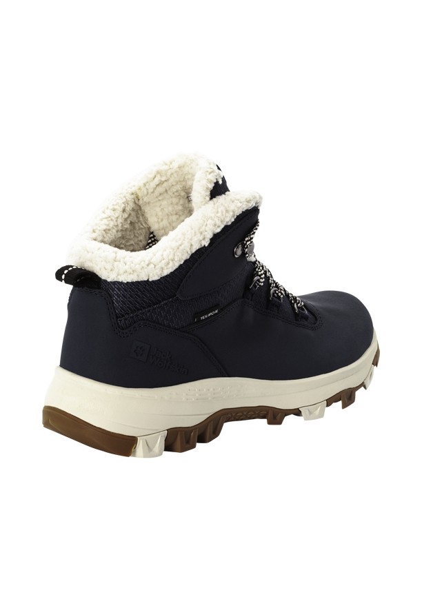 Navy Jack Wolfskin Everquest Texapore Mid Women Winter Shoes | 43560666