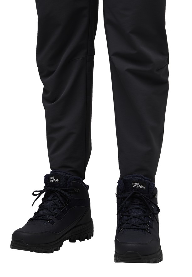 Navy Jack Wolfskin Everquest Texapore Mid Men Winter Shoes | 60266827