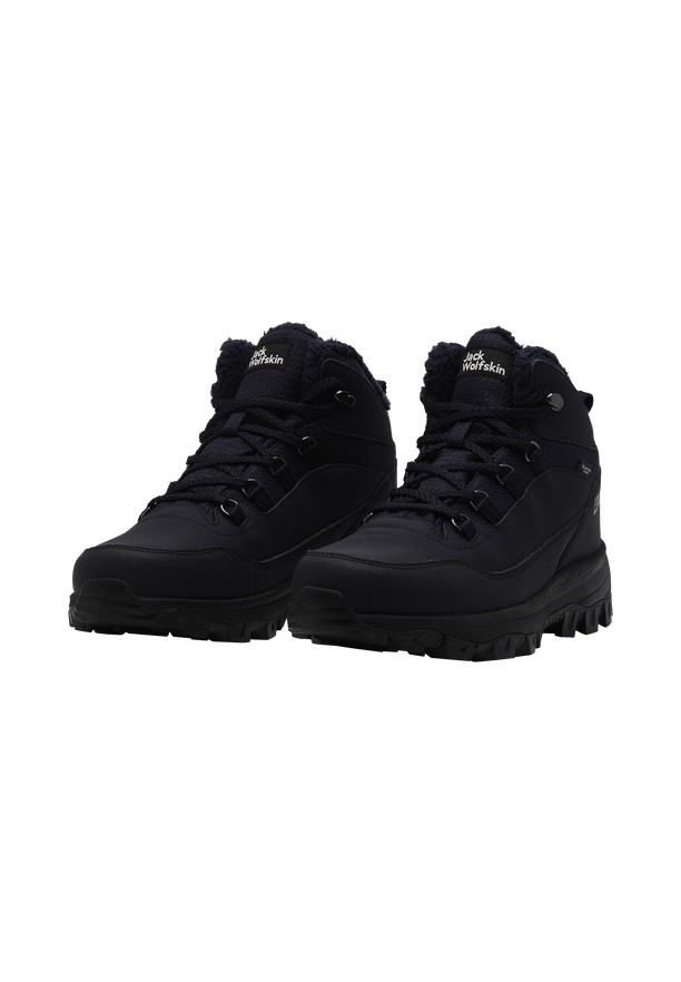 Navy Jack Wolfskin Everquest Texapore Mid Men Winter Shoes | 60266827