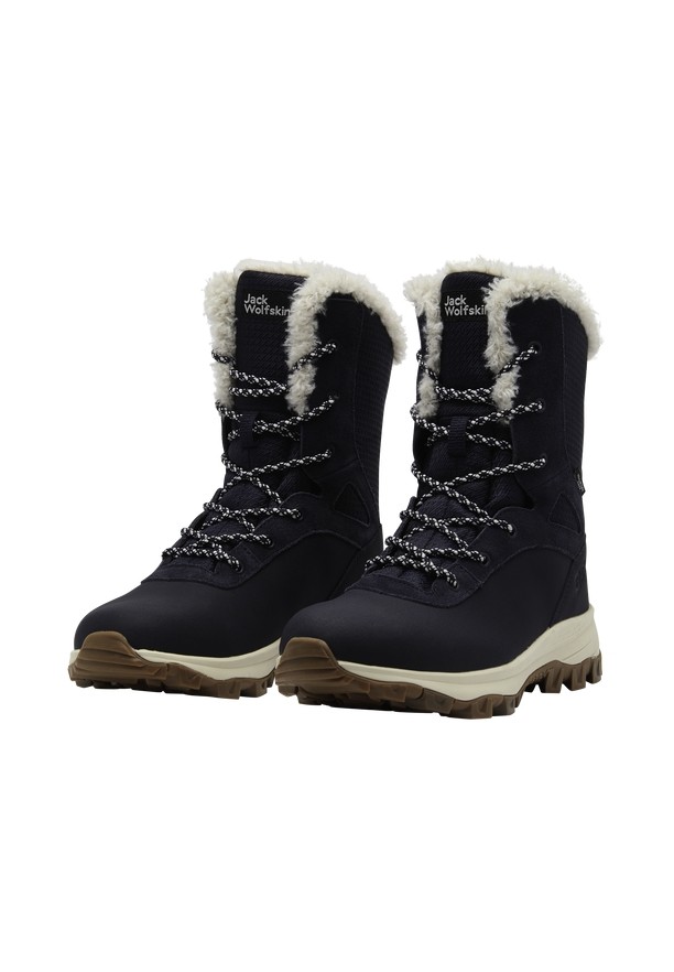 Navy Jack Wolfskin Everquest Texapore Snow High Women Winter Boots | 11742454