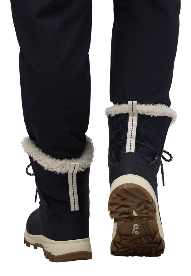 Navy Jack Wolfskin Everquest Texapore Snow High Women Winter Boots | 11742454