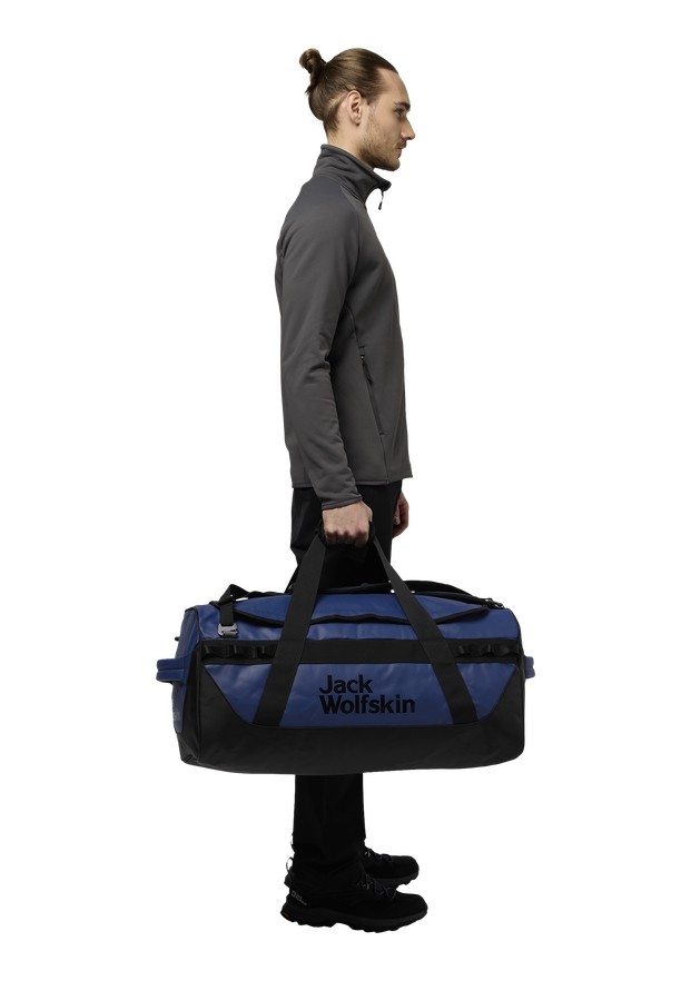 Navy Jack Wolfskin Expedition Trunk 65 Men Duffle Bags | 37721727