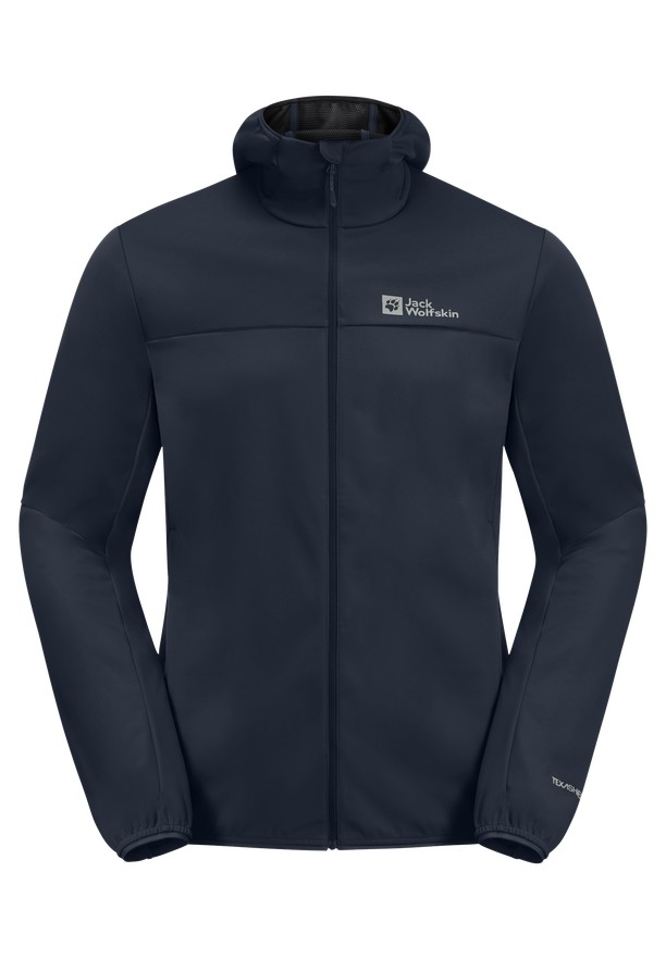 Navy Jack Wolfskin Feldberg Hoody Men Softshell Jackets | 50072120