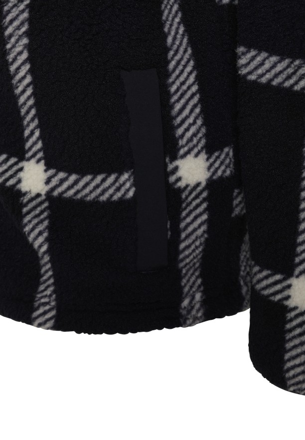 Navy Jack Wolfskin Felslicht Check Men Fleece Jackets | 67306784
