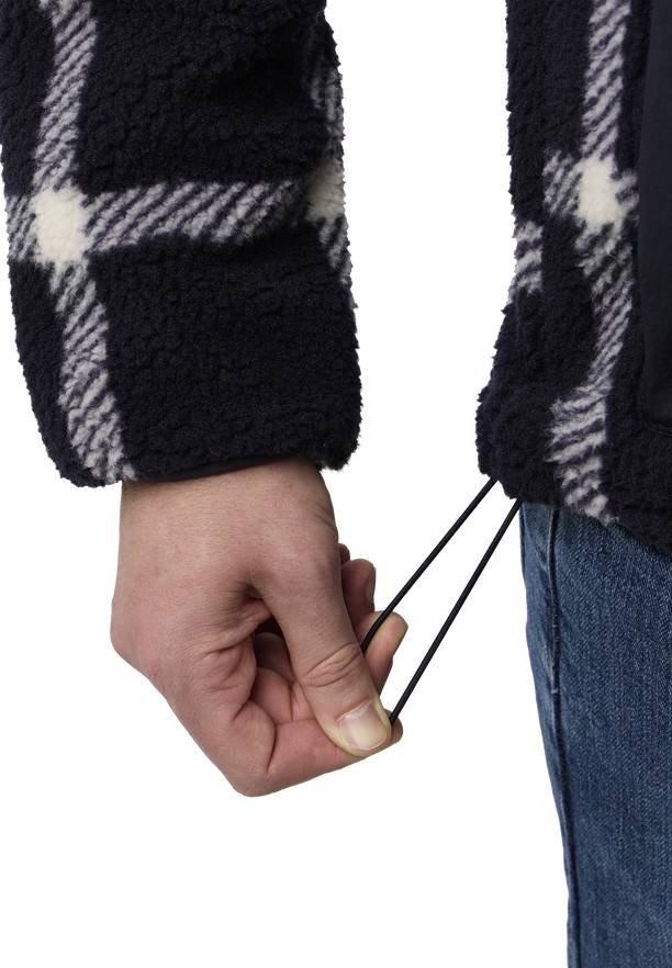 Navy Jack Wolfskin Felslicht Check Men Fleece Jackets | 67306784