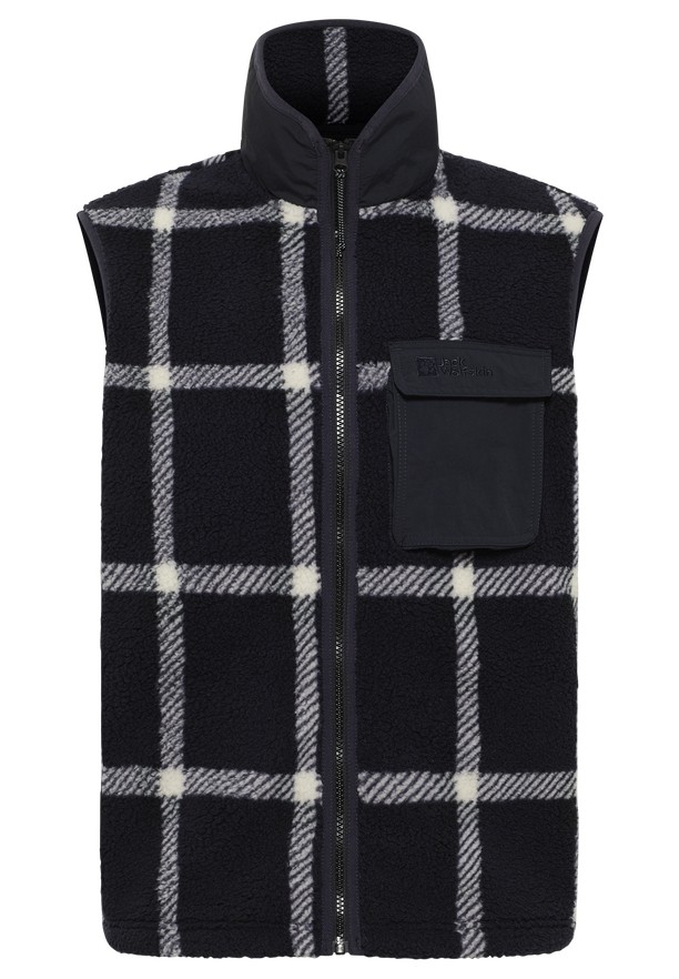 Navy Jack Wolfskin Felslicht Check Men Vest | 59194610