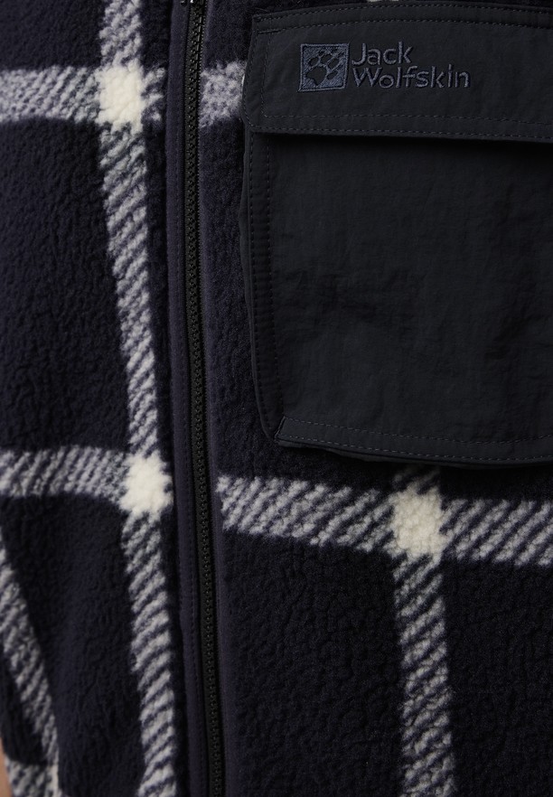Navy Jack Wolfskin Felslicht Check Men Vest | 59194610