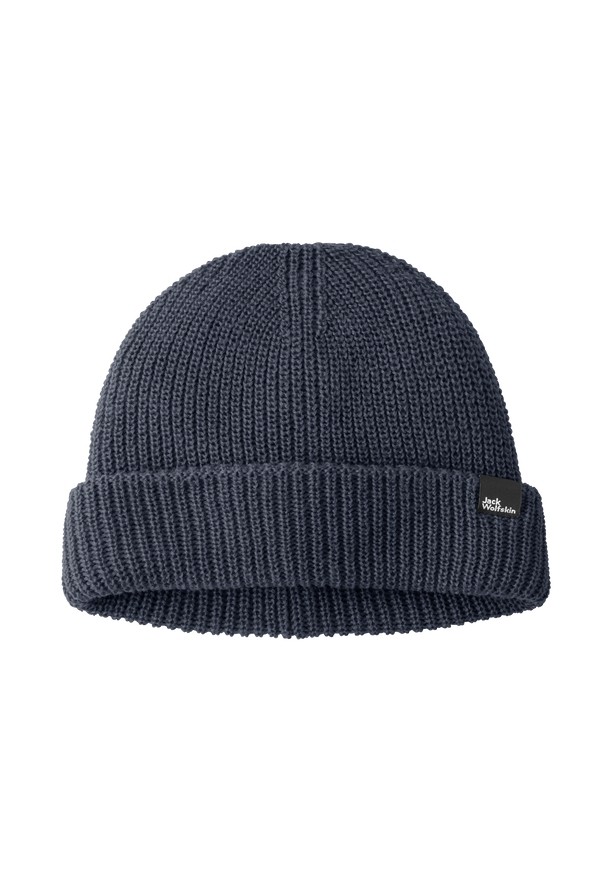 Navy Jack Wolfskin Fischer Men Beanie | 55813754