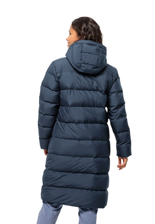 Navy Jack Wolfskin Frozen Palace Women Down Coats | 94540637