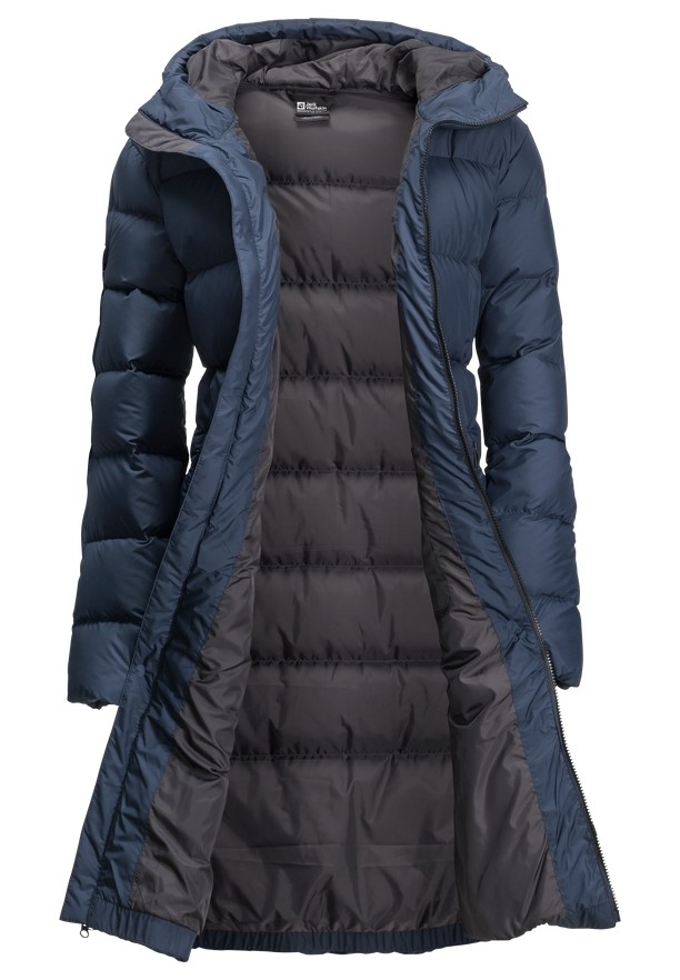Navy Jack Wolfskin Frozen Palace Women Down Coats | 94540637