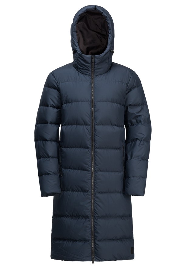 Navy Jack Wolfskin Frozen Palace Women Down Coats | 94540637