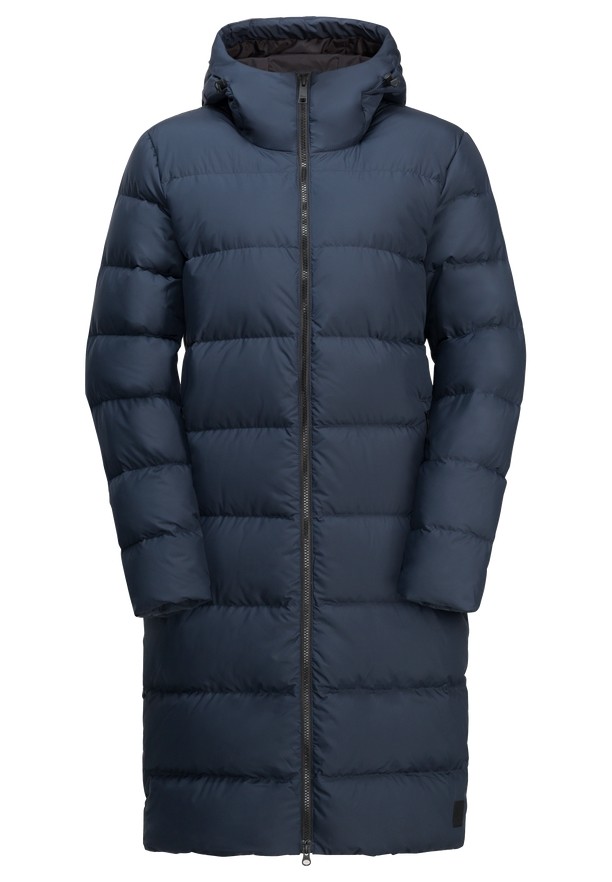 Navy Jack Wolfskin Frozen Palace Women Down Coats | 94540637