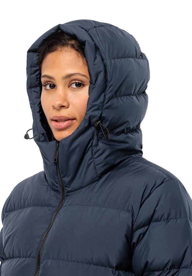 Navy Jack Wolfskin Frozen Palace Women Down Coats | 94540637