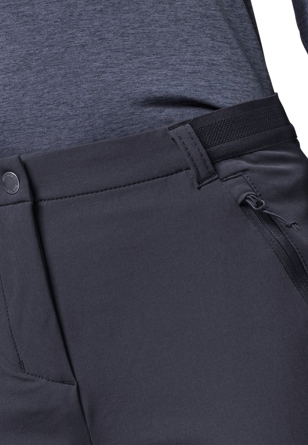 Navy Jack Wolfskin Geigelstein Slim Women Hiking Pants | 47770304