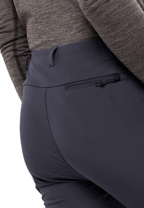 Navy Jack Wolfskin Geigelstein Slim Women Hiking Pants | 47770304