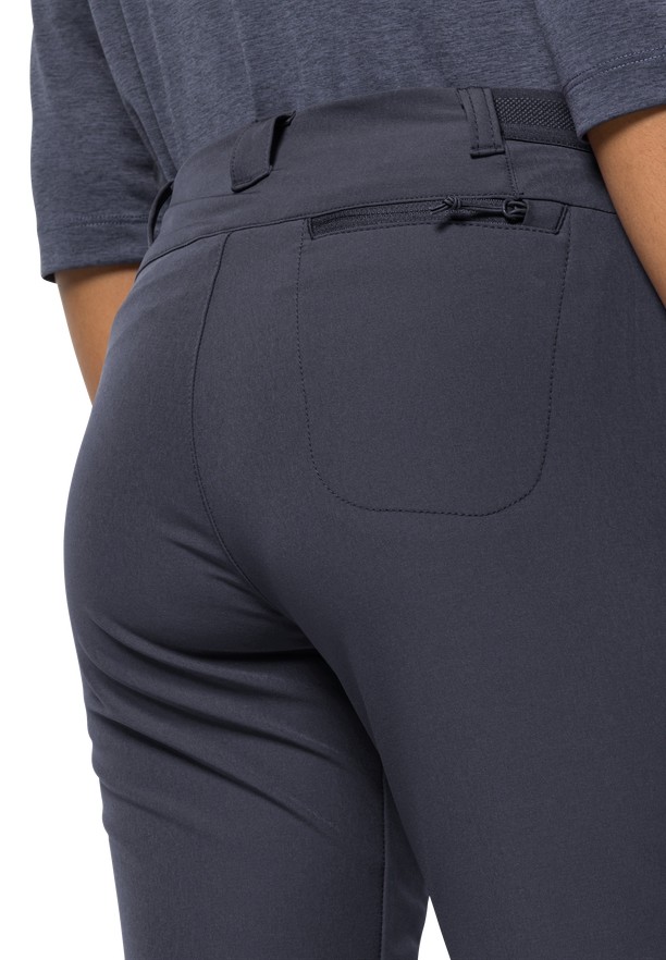 Navy Jack Wolfskin Geigelstein Slim Women Hiking Pants | 47770304
