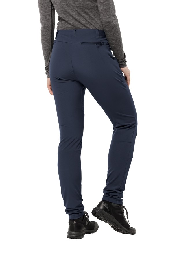 Navy Jack Wolfskin Geigelstein Slim Women Hiking Pants | 96938318