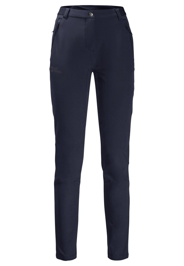 Navy Jack Wolfskin Geigelstein Slim Women Hiking Pants | 96938318