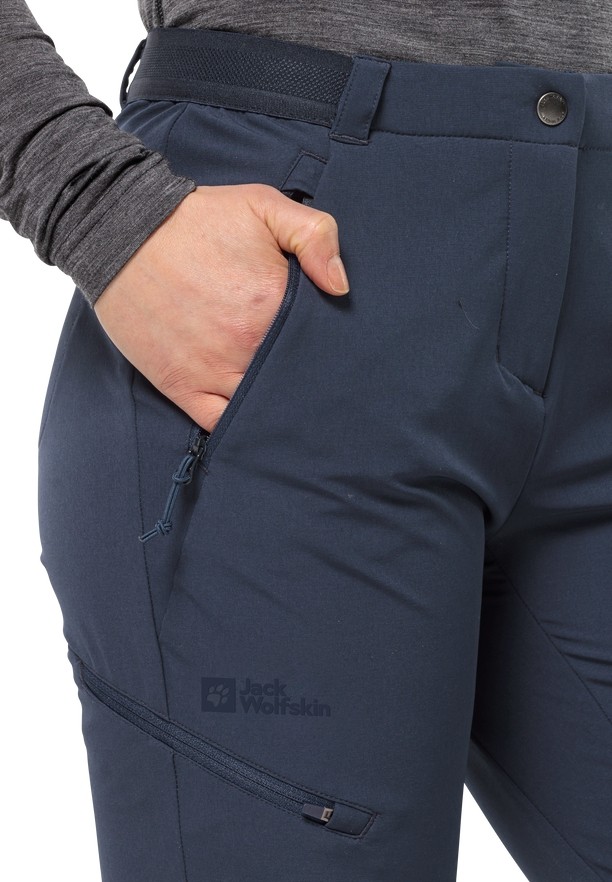 Navy Jack Wolfskin Geigelstein Women Hiking Pants | 28911118