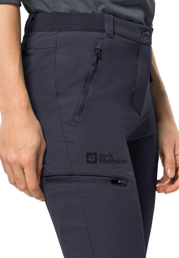 Navy Jack Wolfskin Geigelstein Women Hiking Pants | 34290212