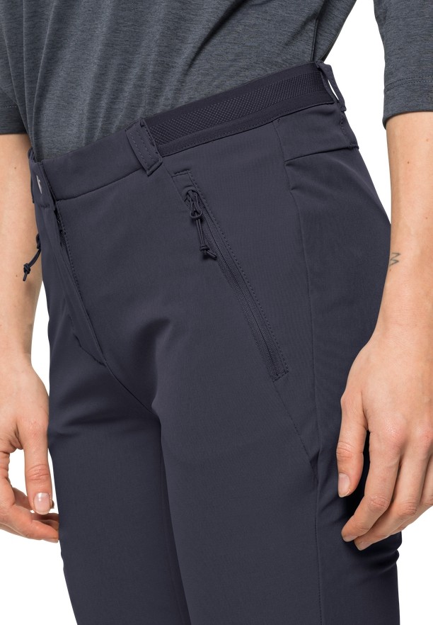 Navy Jack Wolfskin Geigelstein Women Hiking Pants | 34290212