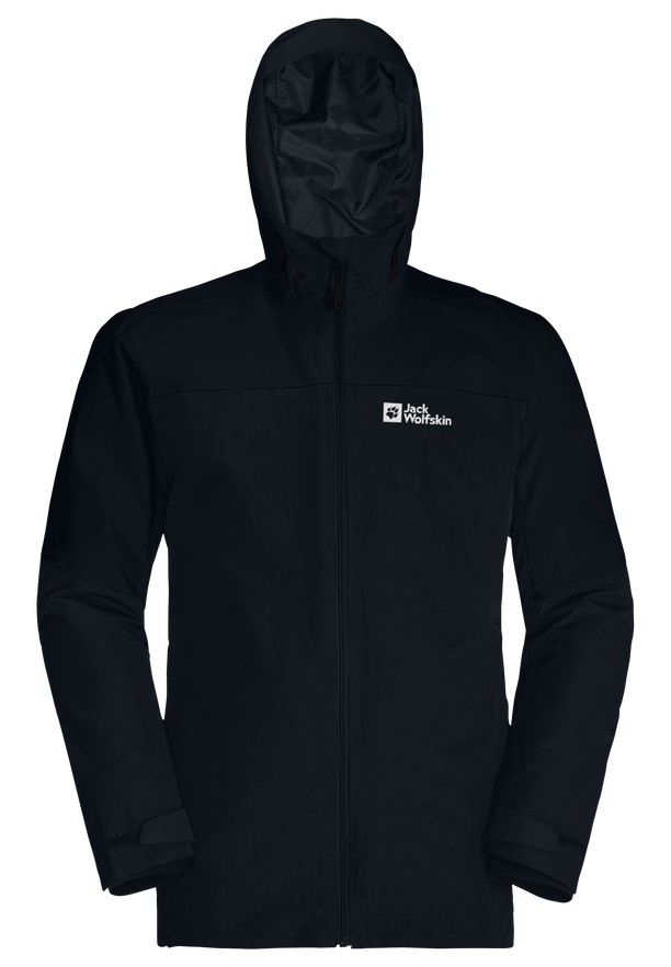 Navy Jack Wolfskin Glaabach 3in1 Men Jackets | 94283214