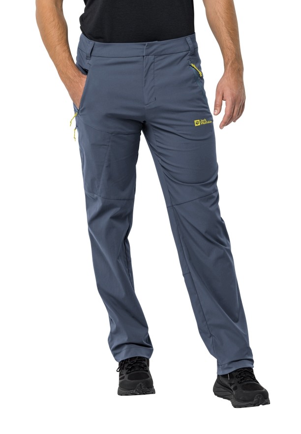 Navy Jack Wolfskin Glastal Men Hiking Pants | 97852928