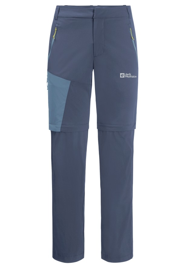 Navy Jack Wolfskin Glastal Zip Away Men Hiking Pants | 45307608