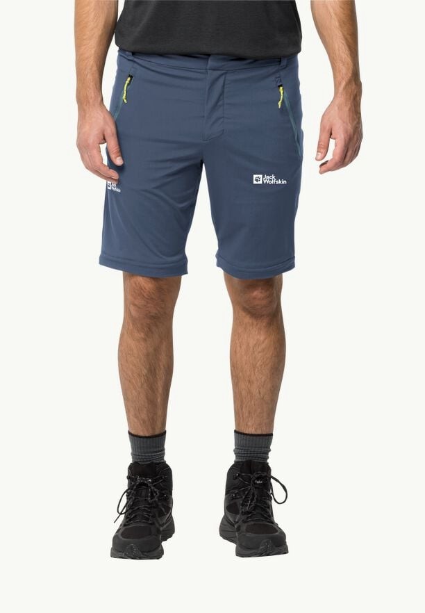 Navy Jack Wolfskin Glastal Zip Off Men Hiking Pants | 63794929