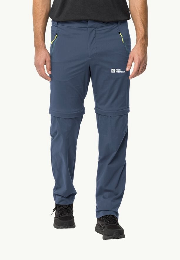 Navy Jack Wolfskin Glastal Zip Off Men Hiking Pants | 63794929