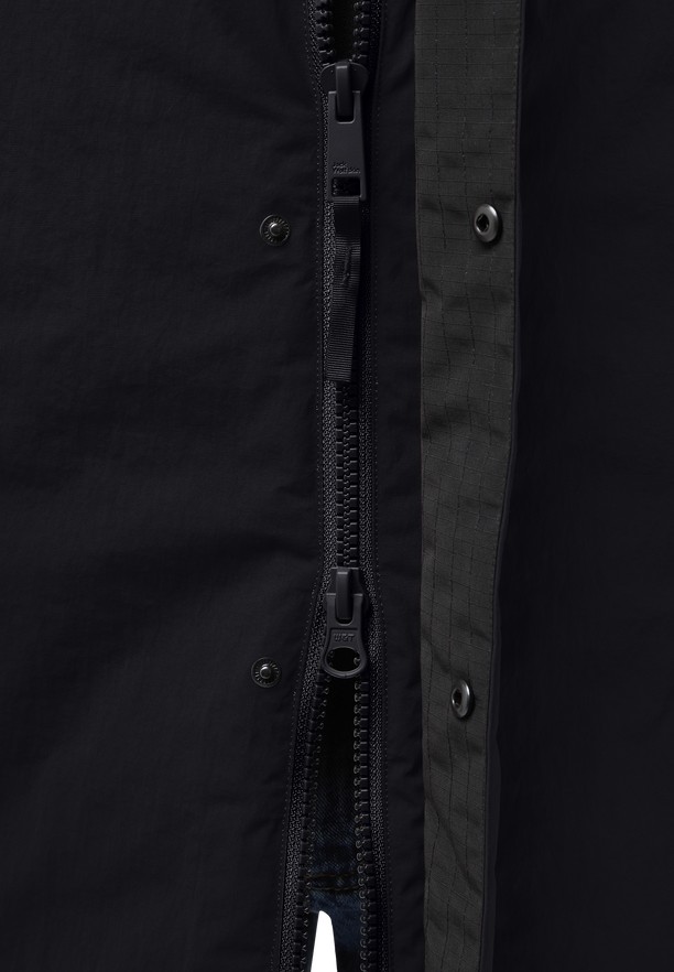 Navy Jack Wolfskin Gletschersee Men Coats | 52355305