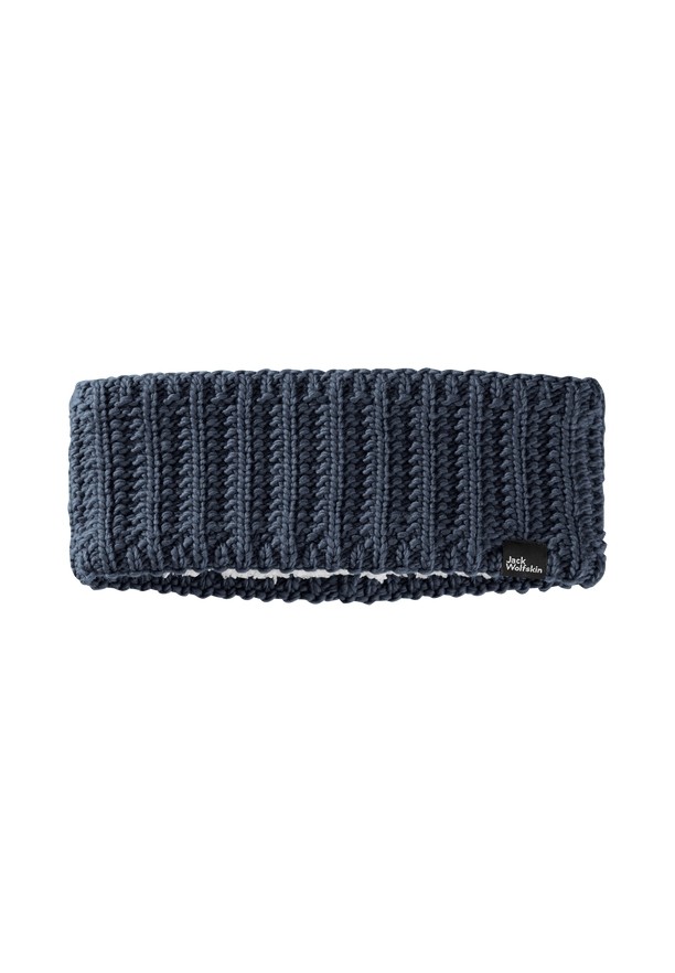 Navy Jack Wolfskin Highloft Knit Women Headband | 91861973