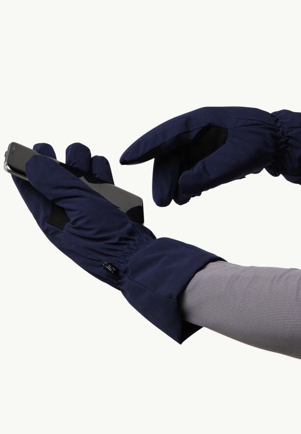 Navy Jack Wolfskin Highloft Men Gloves | 58867079