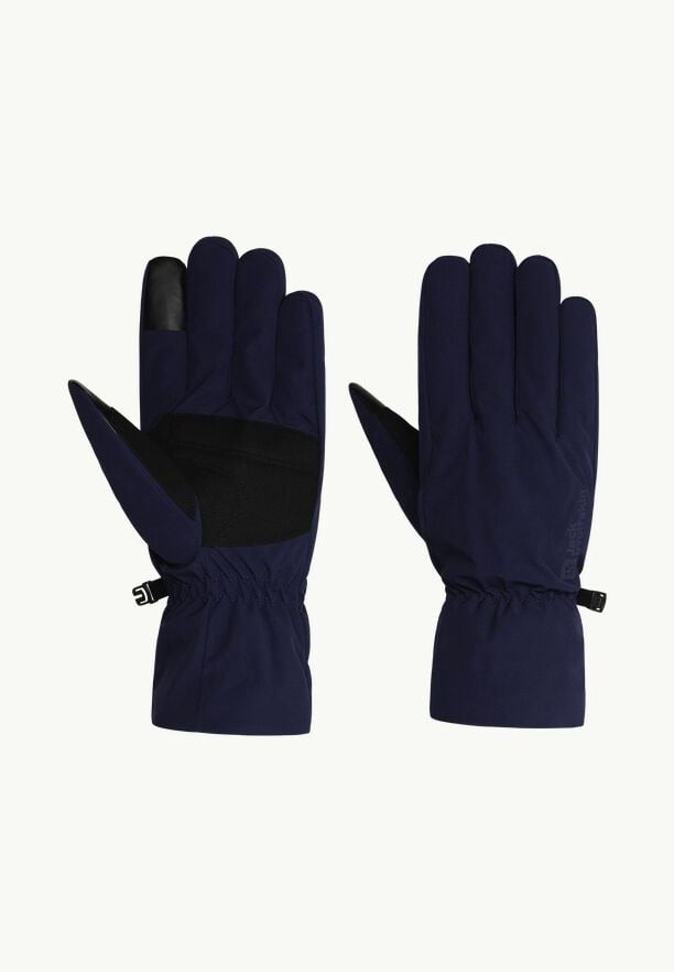 Navy Jack Wolfskin Highloft Men Gloves | 58867079