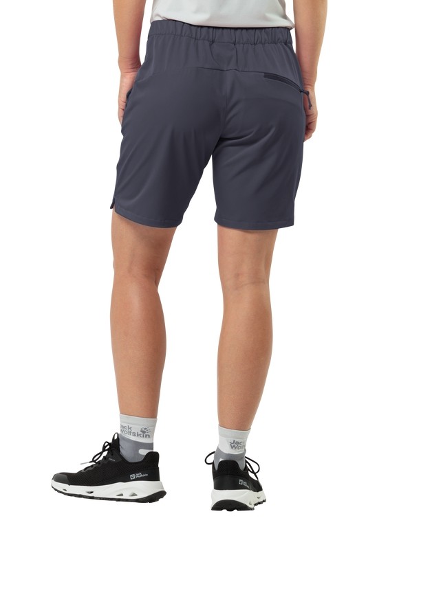 Navy Jack Wolfskin Hiking Alpine Women Shorts | 77346652