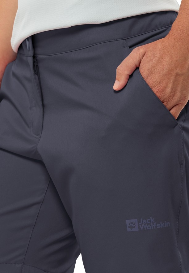 Navy Jack Wolfskin Hiking Alpine Women Shorts | 77346652